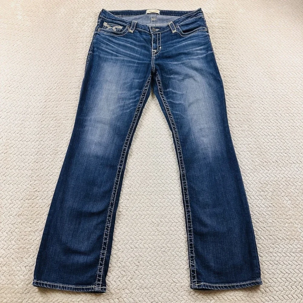 Big Star Jeans Women's Maddie Boot Dark Wash Mid-Rise Size 32 R Y2K Country